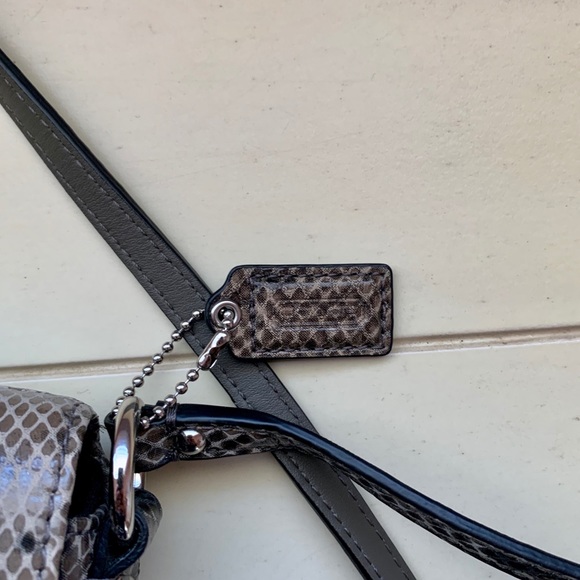 Coach Soho Small Python Crossbody Purse - Picture 5 of 6